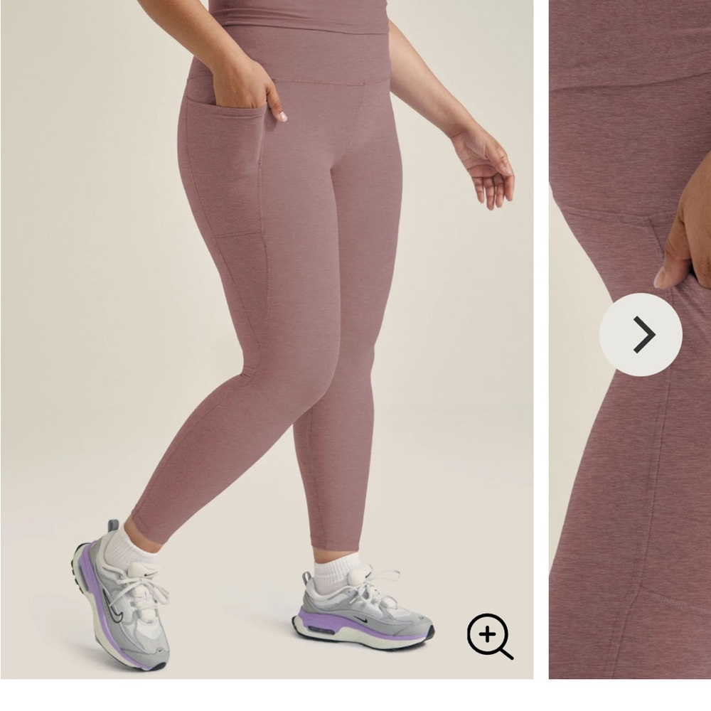 Beyond Yoga Out of Pocket leggings desert dusk size small GUC